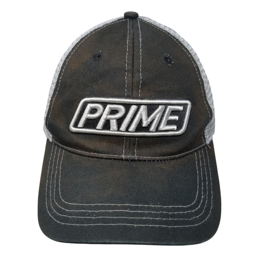 Prime G5 Trucker Cap Black One Size Adjustable Embroidered Mesh Back Polycotton
